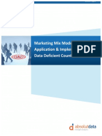 Marketing Mix Modeling