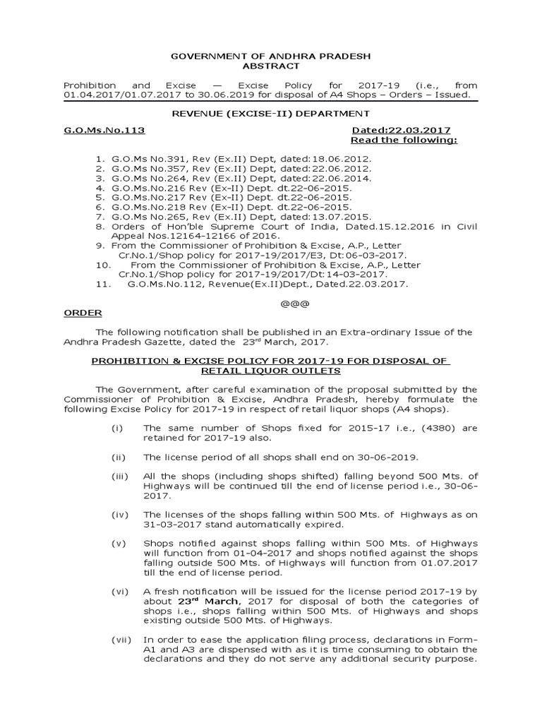 A4 Shop Policy Draft G.O 22.03.2017 | PDF | License | Business