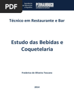 Estudo das Bebidas e Coquetelaria