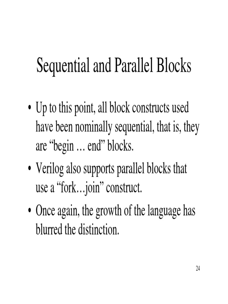 Sequential and Parallel Blocks | PDF | Control Flow | Systems Engineering