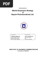 Market Expansion Strategy of Square Pharmaceuticals LTD