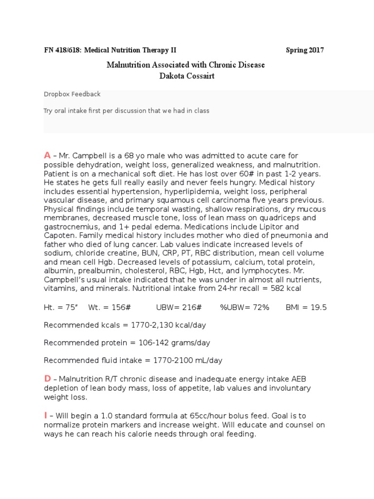 Kwashiorkor case study image