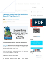 Cadangan Eviden Penarafan Kendiri Guru Dalam SKPMg2 Standard 4