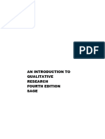 Flick - An Introduction To Qualitative Research