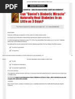 Download Can Daniels Diabetic Miracle Naturally Heal Diabetes in as Little as 3 Days by az SN343314045 doc pdf
