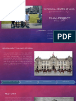Final Project: Historical Center of Lima
