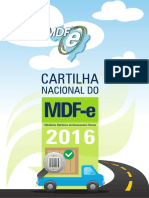 Cartilha Mdfe Nacional Agosto 2016