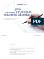 Novo - Checklist para Publicação de Material Educativo Ebooks Webinars Guias Etc PDF
