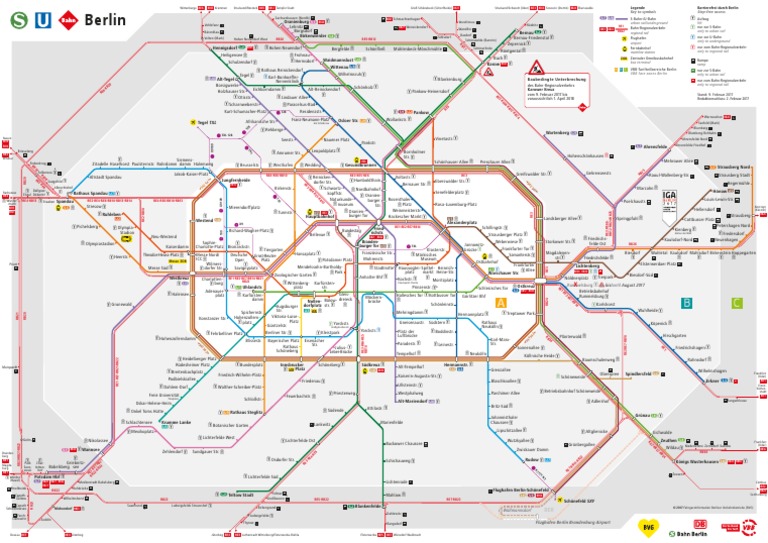 S Und Mit Regionalbahn Berlin ABC