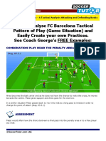 FC Barca Tactic To Combination Play Practices PDF