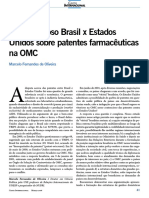 Brasil x EUA (patentes)