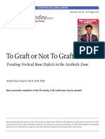 To Graft or Not To Graft