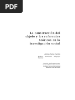 La Construcción Del Objeto y Los Referentes Teóricos en La Investigación Social