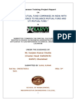 A Study on Mutual Fund Companies in India With Special Reference to Reliance Mutual Fund and Uti Mutual Fund