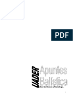 Apuntes de Cátedra. Balística 1 (FCyT-UADER)