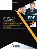 Curso Nueva Ley y Reglamento de Las Contrataciones Del Estado - Abril