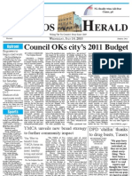 Council Oks City'S 2011 Budget: Elphos Erald