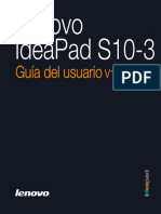 Lenovo IdeaPad S10-3 UserGuide V1.0 - Version en Español