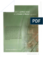 Vite, M.a. Reflexiones Sobre La Politica Social en La CDMX