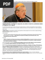 Cardenal Burke_ Si El Papa No Responde a Las Dubia Lo Harán Los Cardenales Desde El Magisterio de La Iglesia