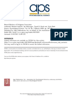 Neural Markers of Religious Conviction