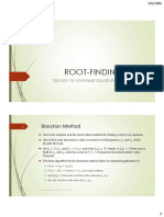 Numerical Analysis-4. Root-Finding (Overview) PDF