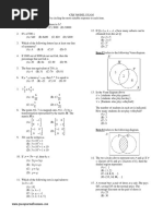 Math CXC Jan 2010 Paper 1