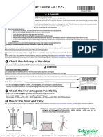 Quick Start Guide - ATV32: Check The Delivery of The Drive