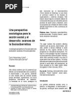 D. Menanteau-Horta - Una Perspectiva Sociológica Para La Acción Social y El Desarrollo, Avances de La Sociocibernética