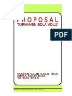 Contoh Proposal Turnamen Volly