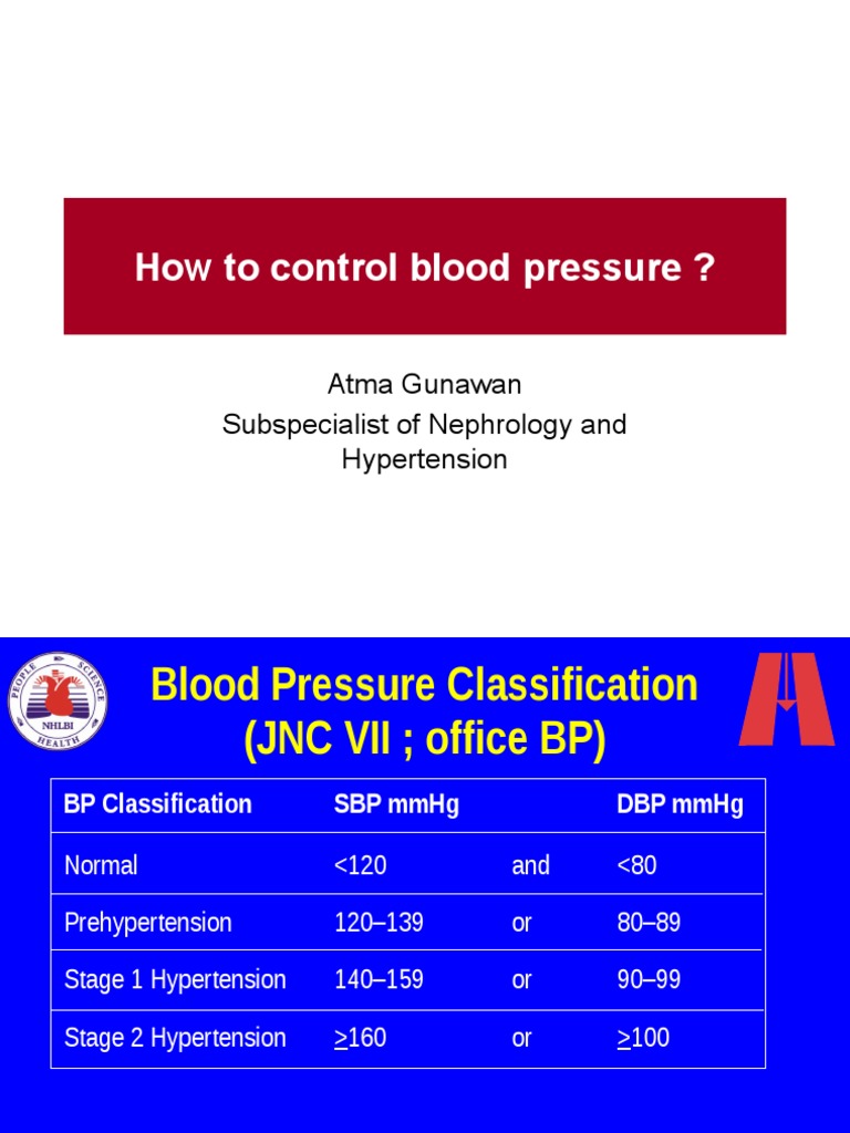 How To Control BP (BPJS MLG 14 Okt 2014) DR Atma PDF Hypertension