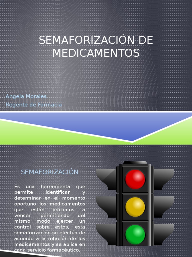Semaforización de Medicamentos en Farmacia | PDF | Medicamentos con ...
