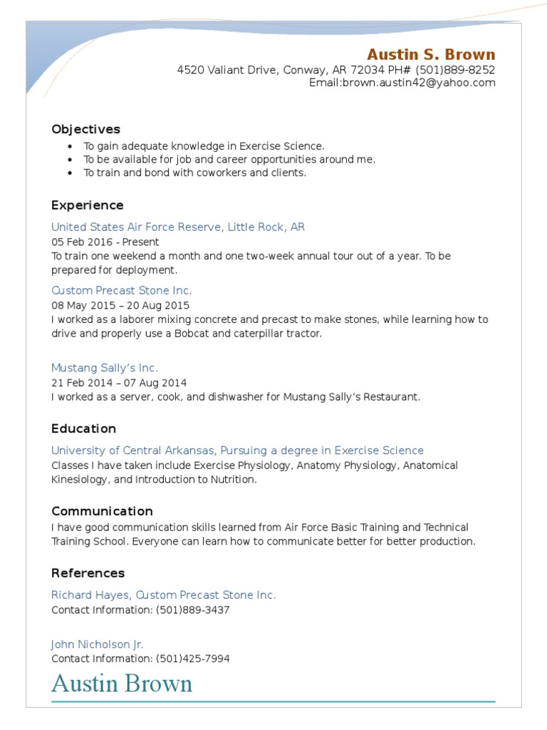 Austins Resume | PDF