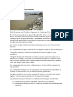 Contaminacion de Aguas Residuales