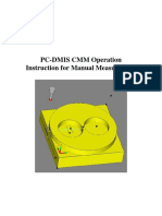 PC-DMIS CMM Operation Instruction for Manual Measurement.pdf