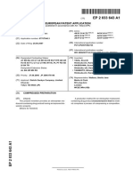 European Patent Application: Compressed Preparation