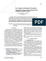 Effect of Fiber Length on Mechanical Properties of Bamboo Composites