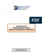 Panduanan Pesanan Buku Teks Tahun 2018