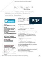 Graphs of Quartic Polynomial Functions - The Learning Point