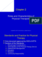 Roles and Characteristics of Physical Therapists