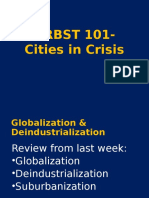 URBST 101-Cities in Crisis