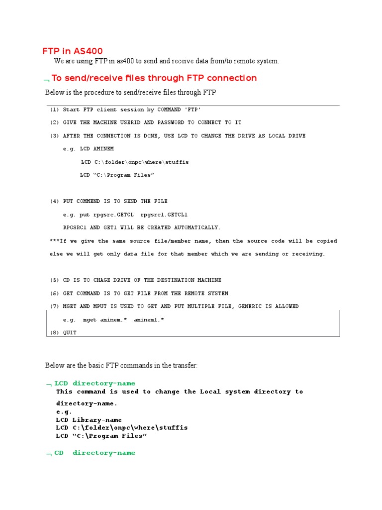 FTP | PDF
