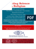Relating Science and Religion Flyer