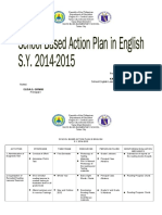 Action Plan in Eng & Science