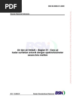 Download SNI 06-698951-2005 Surfaktan Anionik Dengan Spektrofotometer by Yuni Agung SN34337990 doc pdf