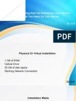 Lesson 1: Installing Red Hat Enterprise Linux Server 1.1 What You Need On Your Server