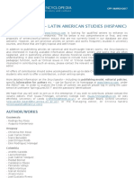 CFP - Latin American Studies