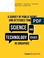 A Survey of Public Views and Attitudes Towards Science and Technology Issues in Singapore