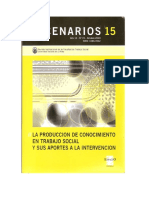 La Producción de Conocimiento en TS y Sus Aportes A La Intervención PDF