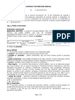 Model Contract Servicii de DIRIGENTIE SANTIER